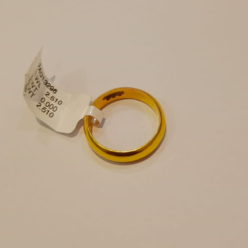 22kt  bis hallmark band  plain rings