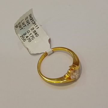 Yellow gold  22k ladies stone rings