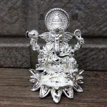 925 Silver Ganesha Idol