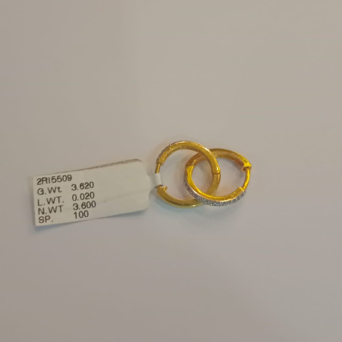Bis hallmark emrald earring